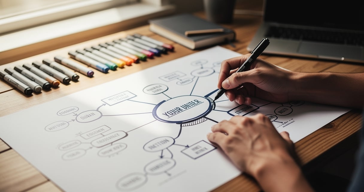 Construction d un cocon semantique sur une mind map au bureau